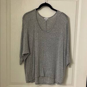Splendid Gray 3/4 Sleeve Women's Top